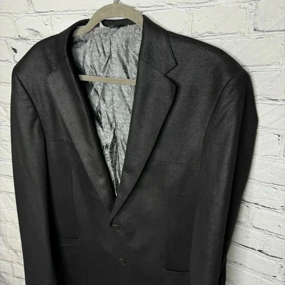 Coppley Men’s Black Sports Coat Blazer size 42T